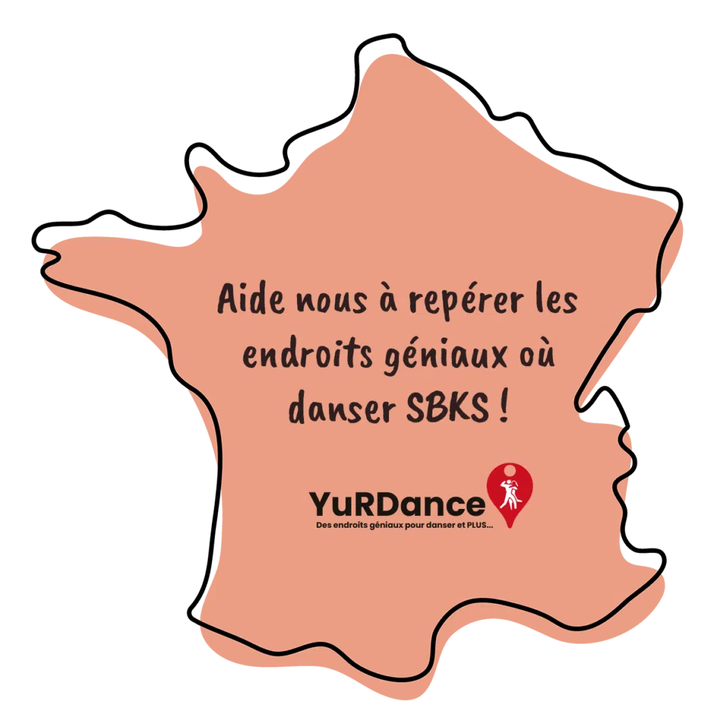 Yurdance map of France - Partenaires