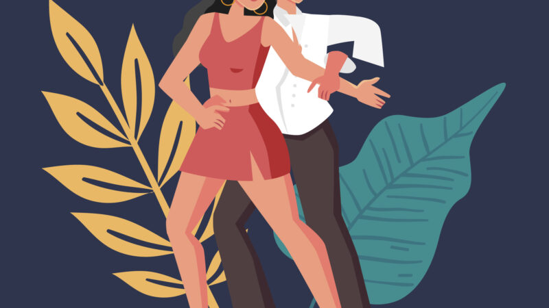 un homme et une femme dansant la bachata à Paris